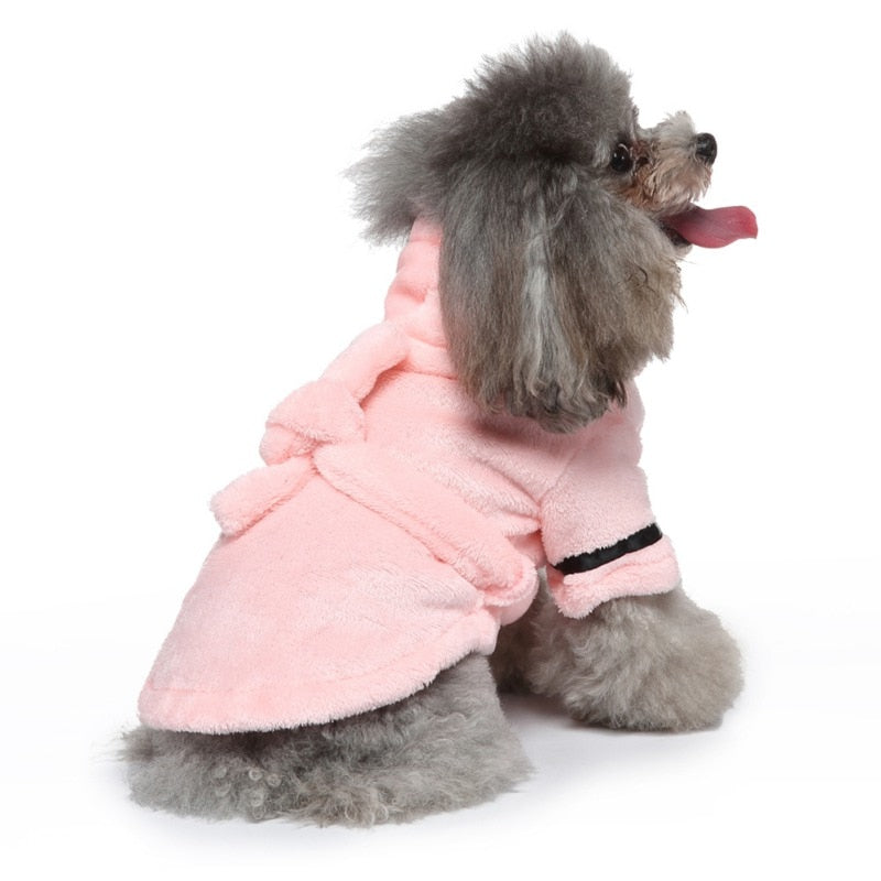 Luxury Soft Hooded Bathrobe.