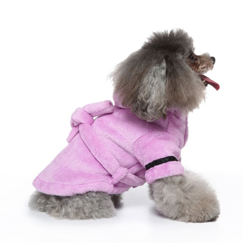 Luxury Soft Hooded Bathrobe.
