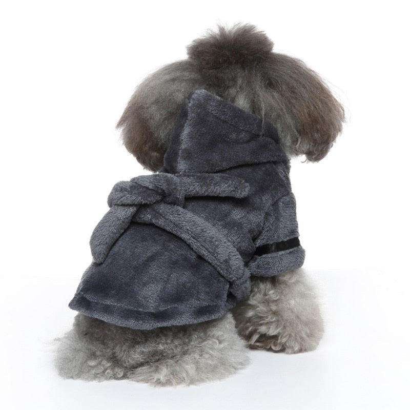 Luxury Soft Hooded Bathrobe.