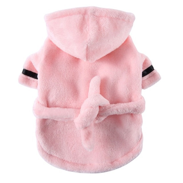 Luxury Soft Hooded Bathrobe.