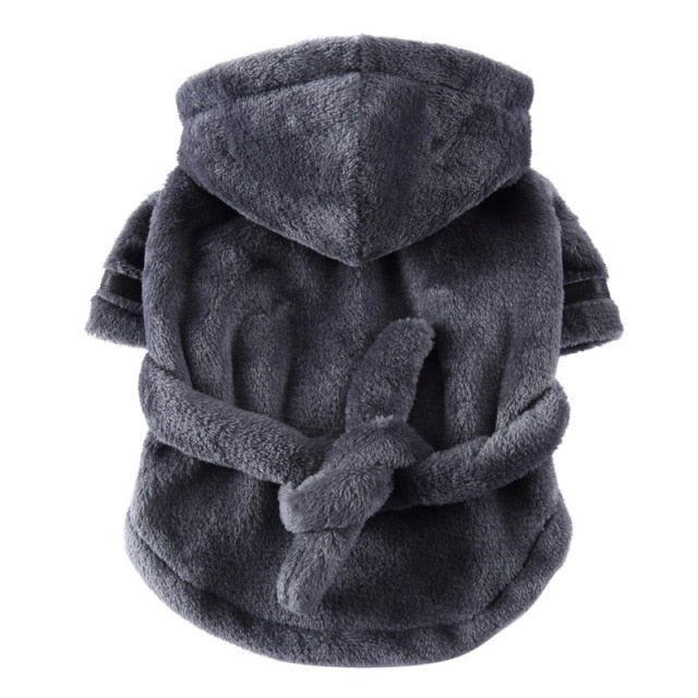 Luxury Soft Hooded Bathrobe.